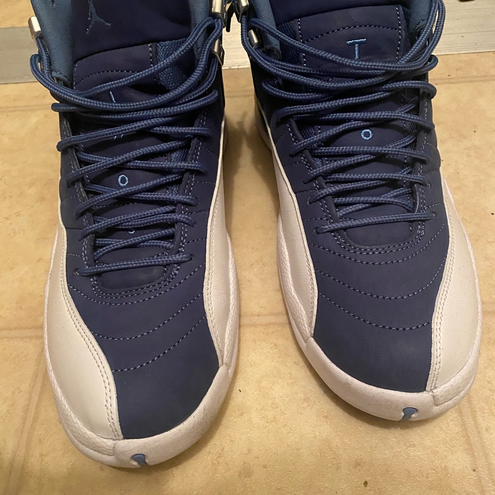 Air Jordan stone blue 12s